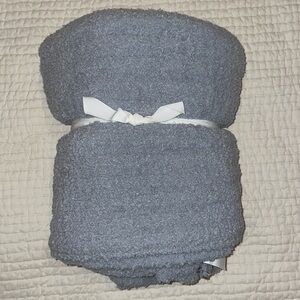 New Pottery Barn Baby Blue Blanket